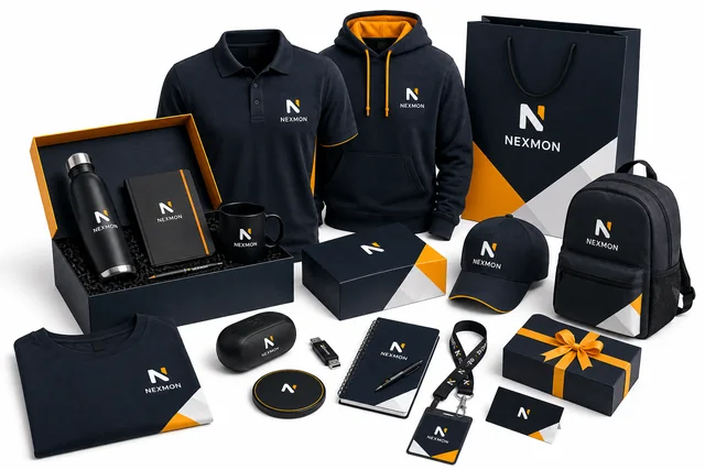 Merchandising: material promocional, bolígrafos personalizados, welcome packs, merchandising personalizado y regalos corporativos.